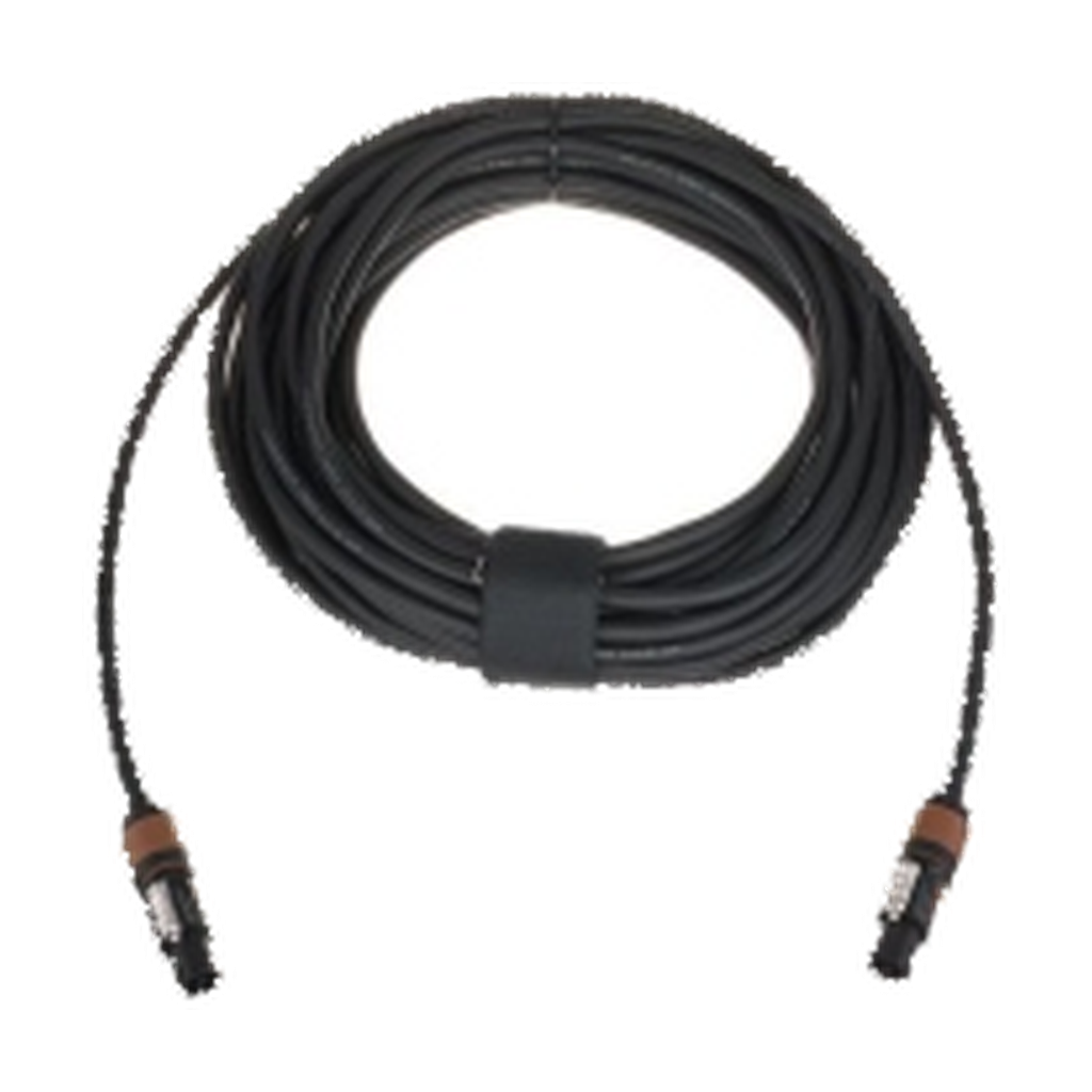VMCABLE VM-TPL240-25 LLW speaker cable with 25 m 2 x 4.0 mm2 Neutrik NL2FXX-W-S connectors; manufacturer's catalogue photo