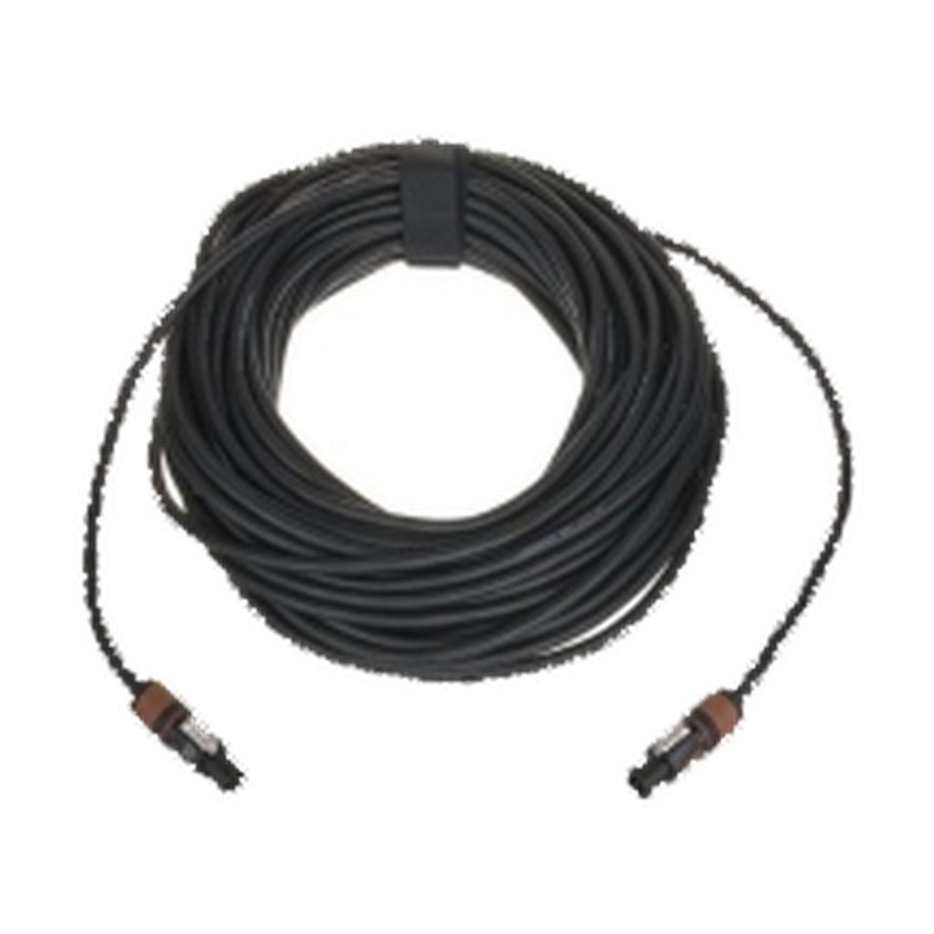 VMCABLE VM-TPL240-40 LLW speaker cable with 40 m 2 x 4.0 mm2 Neutrik NL2FXX-W-S connectors; manufacturer's catalogue photo