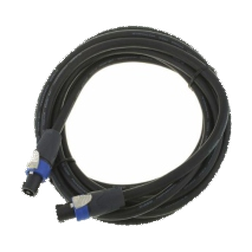 VMCABLE VM-TPL425-5 LL 5 m 4 × 2.5 mm² speaker cable fitted with two VM-NL4FX four-pole connectors; manufacturer catalogue photo