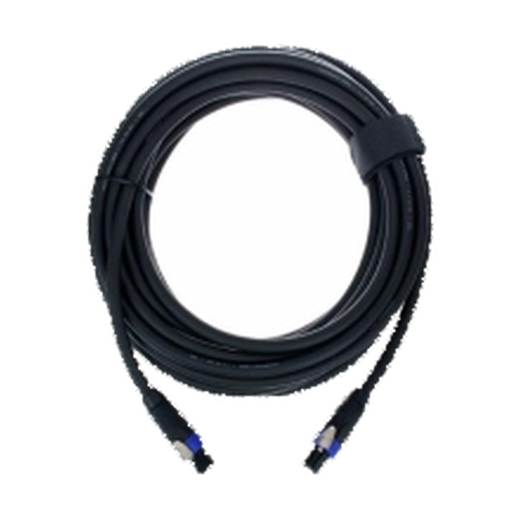 VMCABLE VM-TPL440-15 LL 15 m 4 x 4.0 mm² speaker cable with two VM-NL4FX four-pole connectors; genuine catalogue photo on transparent background